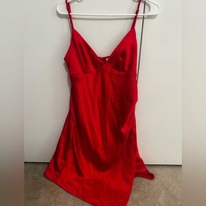 Hello Molly Scarlet Satin Chemise